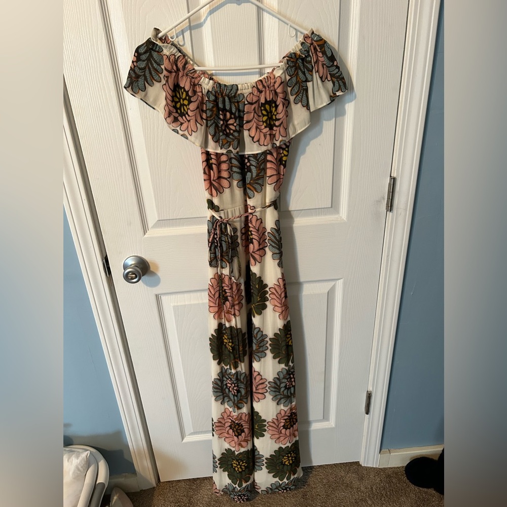 LOFT Off-Shoulder Floral Dress